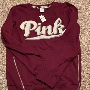 Pink Victoria’s Secret sweatshirt NWT